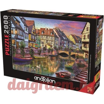 Image 1 of Anatolian Пъзел anatolian 3953 - 2000 части - Канал в Колмар (p3953)