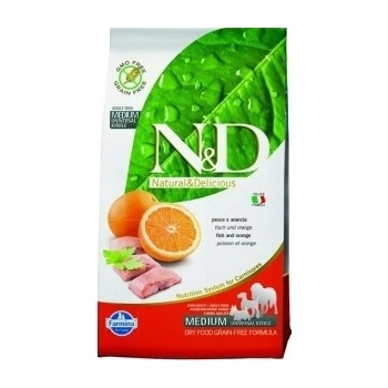 N&D Grain Free Dog Adult Fish & Orange 12 kg