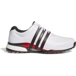 adidas Мъжки голф обувки Adidas Tour360 25 Wide Spikeless Golf Shoes Mens - Wht/Blk/Rd