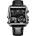 LIGE Часовник lige xu-35205 - Черен kp35205