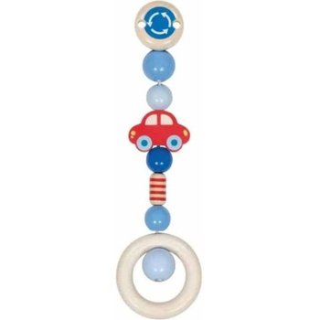 Goki Бебешка дрънкалка Goki - Кола с клипс (65270)