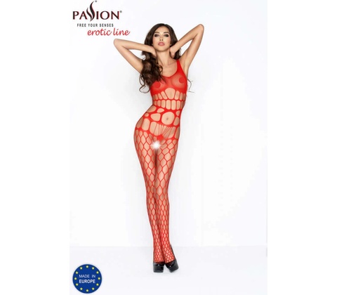 Bodystocking BS032 red červená