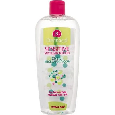 Dermacol Sensitive 400 ml почистваща мицеларна вода за чувствителна кожа за жени