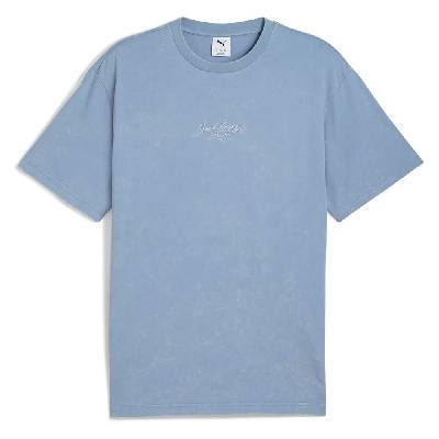 Тениска Puma Graphic Font Play Relaxed Fit short sleeve T-shirt - Blue (Cool Blue)