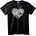NOONEBRAND Тениска Обичайте Един Друг - 2XL, Black