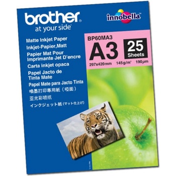 Brother BP-60 A3 Innobella Matt Photo Paper (A3/25 листа) (4977766661553)