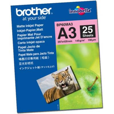 Brother BP-60 A3 Innobella Matt Photo Paper (A3/25 листа) (4977766661553)
