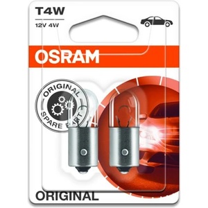 OSRAM Крушка osram t4w, 12v, 4w, 2 броя