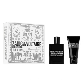 Zadig & Voltaire This Is Him Тоалетна Вода 50 мл + Душ Гел 50 мл - Подаръчен комплект за Мъже