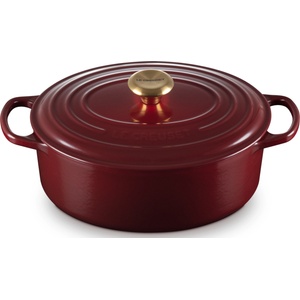 Le Creuset Тава за печене Signature овална 29 см бургундско-червена (21178299494441)
