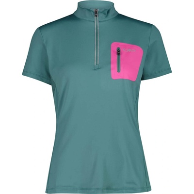 CMP WOMAN T SHIRT FREE BIKE tmavo zelená