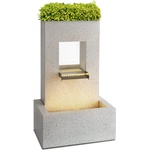 Blumfeldt Bloomingstone, фонтан, градински фонтан, фонтан за украса, 20 W, помпа, цинк, LED (GDMB5-Bloomingstone) (GDMB5-Bloomingstone) - electronic-star
