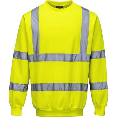 Portwest hi-vis b303 / Светлоотразителен суитшърт - hv жълт xxs (b303yerxxs)