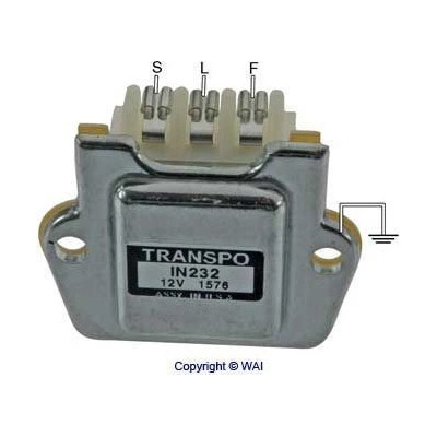 Regulátor napětí alternátoru Denso 126000-0020