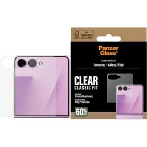 Panzer Samsung Z Flip8 PANZERGLASS CLASSIC FIT фолио за защита на екрана, с изключителна устойчивост на надраскване, за външния дисплей, ПРОЗРАЧНО (PG65701)