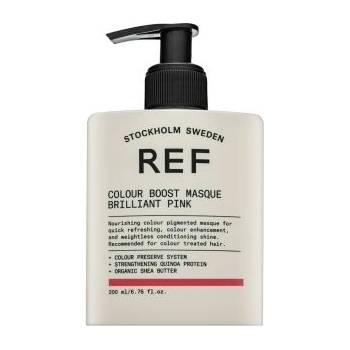 REF Colour Boost Masque vyživující maska s barevnými pigmenty pro oživení barvy Brilliant Pink 200 ml