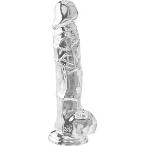 ToyJoy Прозрачно дилдо TPE 22, 5 cm