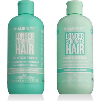 Hairburst Longer Stronger Hair Oily Scalp & Roots na mastné vlasy šampon 350 ml + kondicionér 350 ml sada