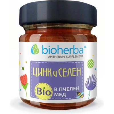 Bioherba Bio Honey with Zinc and Selenium [280 грама]