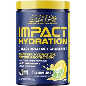 MHP Impact Hydration | Electrolyte Complex + Creatine Monohydrate [400 грама] Лимон и лайм