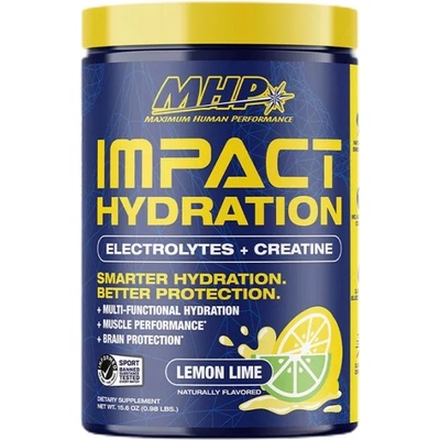 MHP Impact Hydration | Electrolyte Complex + Creatine Monohydrate [400 грама] Лимон и лайм