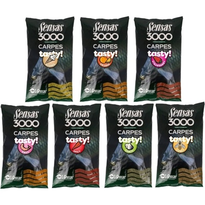 Sensas Krmenie 3000 Carp Tasty 1kg Garlic