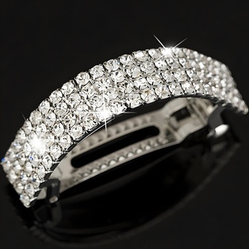 HARAHU Щипка за коса lu-38322 - Сребриста / Кристална kp38322 (lu-38322)