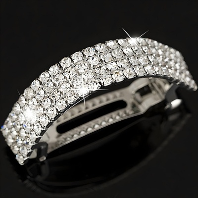 HARAHU Щипка за коса lu-38322 - Сребриста / Кристална kp38322 (lu-38322)