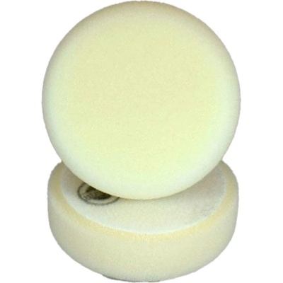 Hermes 6128471 Leštící houbička 80 x 25 mm, s velur, Brilliance hladká, rovný tvar, zaoblená hrana, bílá, tvrdá