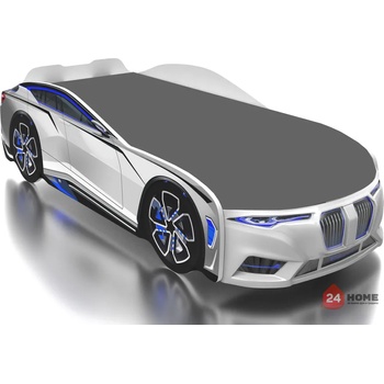 Image 1 of Romack Möbel, Русия Детско легло Romack Boxter М бяло + матрак + сива дамаска