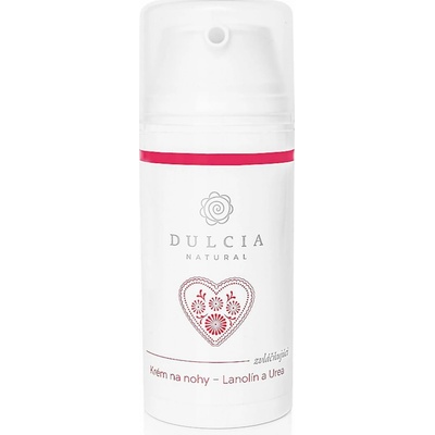 Dulcia natural Zvláčňující krém na nohy lanolin a urea 100 ml