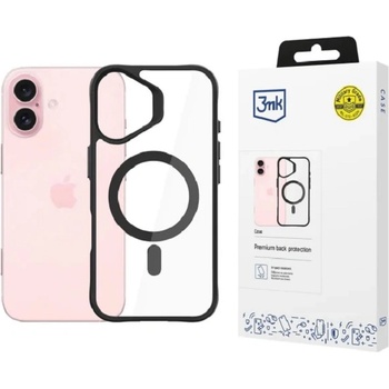 3mk Protection Калъф 3mk - Satin Armor, iPhone 16, черен (5903108586573)