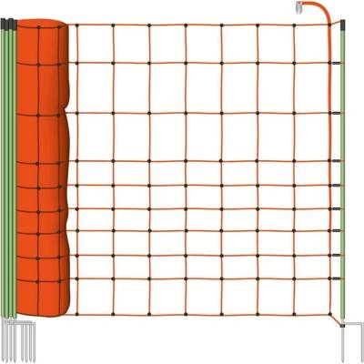 Vodivá ohradníková síť pro ovce, jehňata a kozy, výška 120 cm, délka 50 m, dvojitý hrot