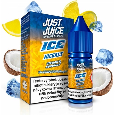 Just Juice ICE Citron & Coconut Just Juice Salt 10 ml 11 mg