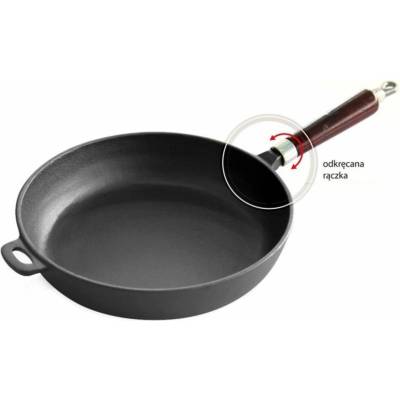 KINGHoff Pánev Litinová s odnímatelnou rukojetí 28 cm