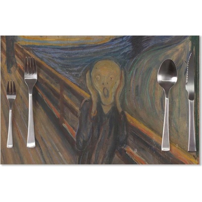 Sablio Prostírání Výkřik - Edvard Munch 40x30cm