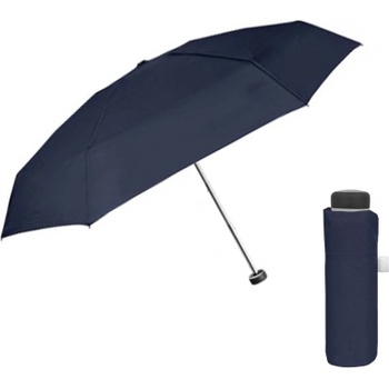 Мъжки сгъваем неавтоматичен мини чадър | Perletti Time | Тъмносин