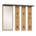 Top e shop Закачалка за дрехи Topeshop PARMA WIESZAK ANT/AR, антрацит, дъб (M-MP-W-PRM-PARMA-ANTA)