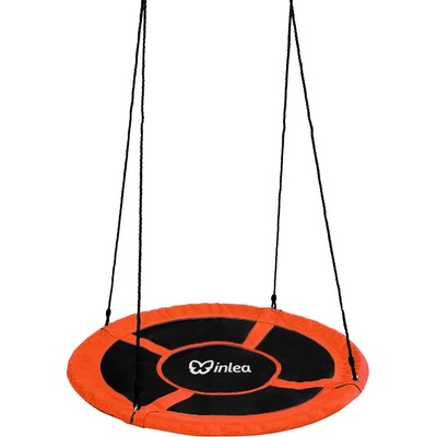 Inlea Závesný hojdací kruh 110 cm oranžový