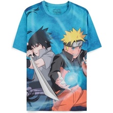 Naruto Shippuden Naruto & Sasuke Digital Printed Men's Short Sleeved T-Shirt III II