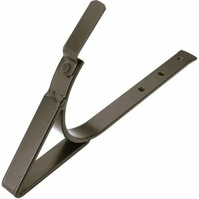 Žlabový hák r.š.280mm pozinkovaný FeZn Lakovaný RAL 8028 TDM se sněhovým zpevněním