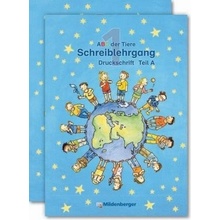 1. Jahrgangsstufe, Schreiblehrgang Druckschrift, Teil A und B zu Lesen in Silben (Silbenfibel®), 2 Bde.