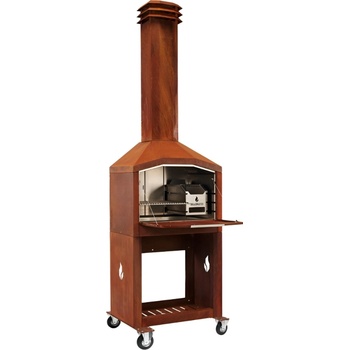 BRAAIMASTER FS SINGLE Corten Podstavec s kolieskami