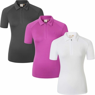 Covalliero Tričko Polo dámské černá – Zboží Dáma