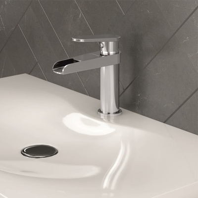 Inter Ceramic Смесител за умивалник 1192053c ХРОМ cascada