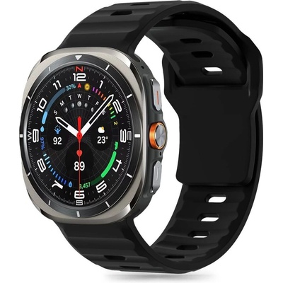 Tech-Protect Силиконова каишка за часовник Samsung Galaxy Watch Ultra (47mm) от Tech-Protect Silicone Line - Черен (5906302376438)