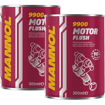 MANNOL 2бр X 300мл Добавка за промиване на двигател MANNOL Motor Flush (SCT 9900)