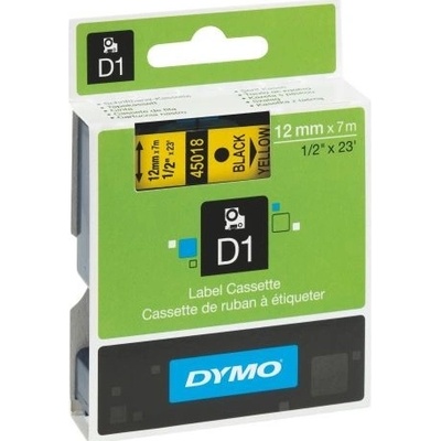 Páska Dymo Pocket 12 mm x 7 m, černá/žlutá