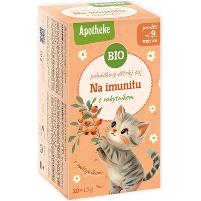 Apotheke BIO čaj pohádkový dětský Na imunitu s rakytníkem 20x1,5g – Zboží Dáma