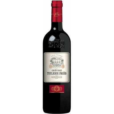 Bordeaux Chateau Tuilerie Pages Bordeaux 15% 0,75 l (holá láhev)